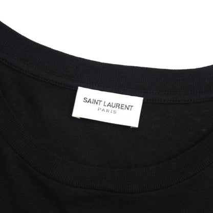 Saint Laurent Paris Short Sleeve T-shirt Size XS Print Cut And Sewn Car Made In