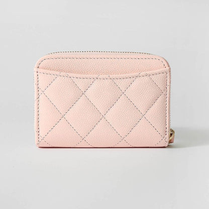 Chanel Coin Case Classic ZIP COIN Purse Pastel Pink
