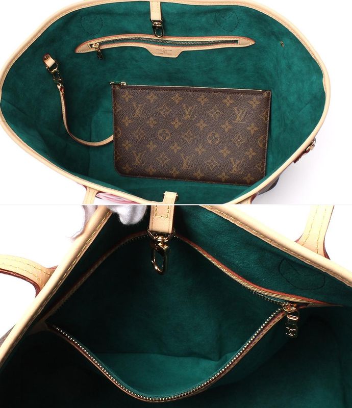 Louis Vuitton Tote Bag Sun Yitian Collaboration Neverfull MM M47200 Women Louis