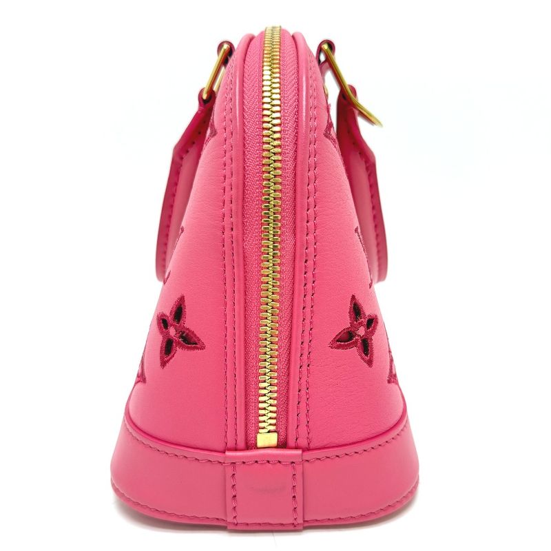 Louis Vuitton Handbag LV Broderie Anglaise Alma BB M22878 Leather Pink