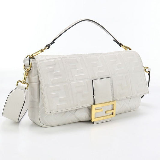 Fendi Large Bag Baguette Fe85040 Handbag Leather Large Bag Ladies
