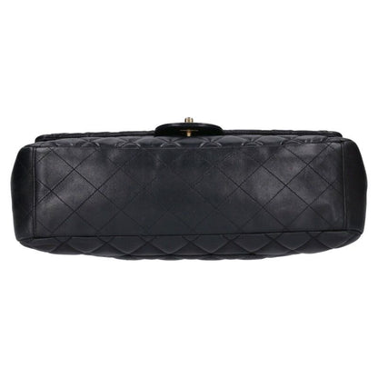 Chanel Deca Matelasse 34 Lambskin Single Flap Chain Shoulder Bag Women 34