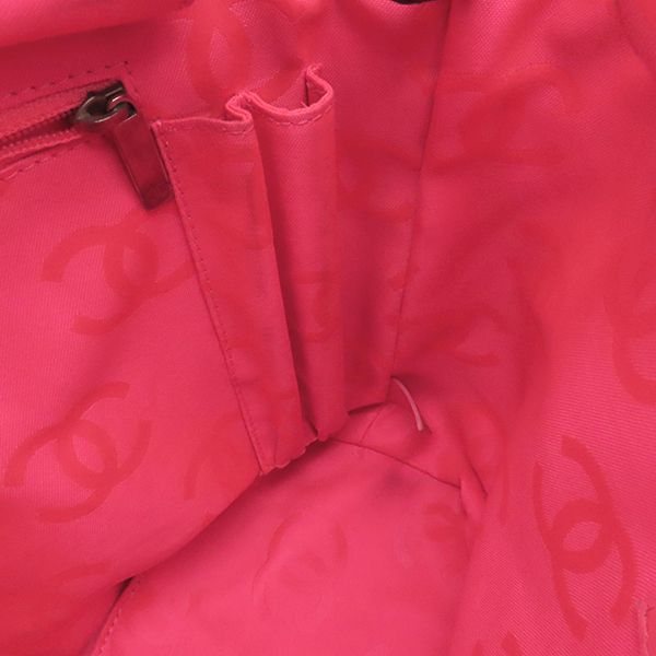 Chanel Tote Bag Cambon Line Medium Leather Enamel Black Silver Hardware Black