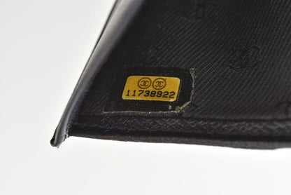 Chanel Foldable Wallet A20902 With Double Hooks Black