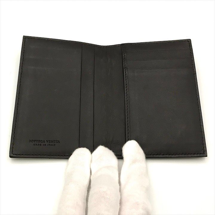 Bottega Veneta Intrecciato Wallet Card Case Brown