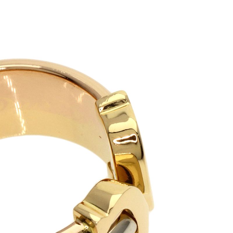Cartier 2cring LM #50 Ring 18K Yellow Gold 18K White Gold 18K Pink Gold Ladies