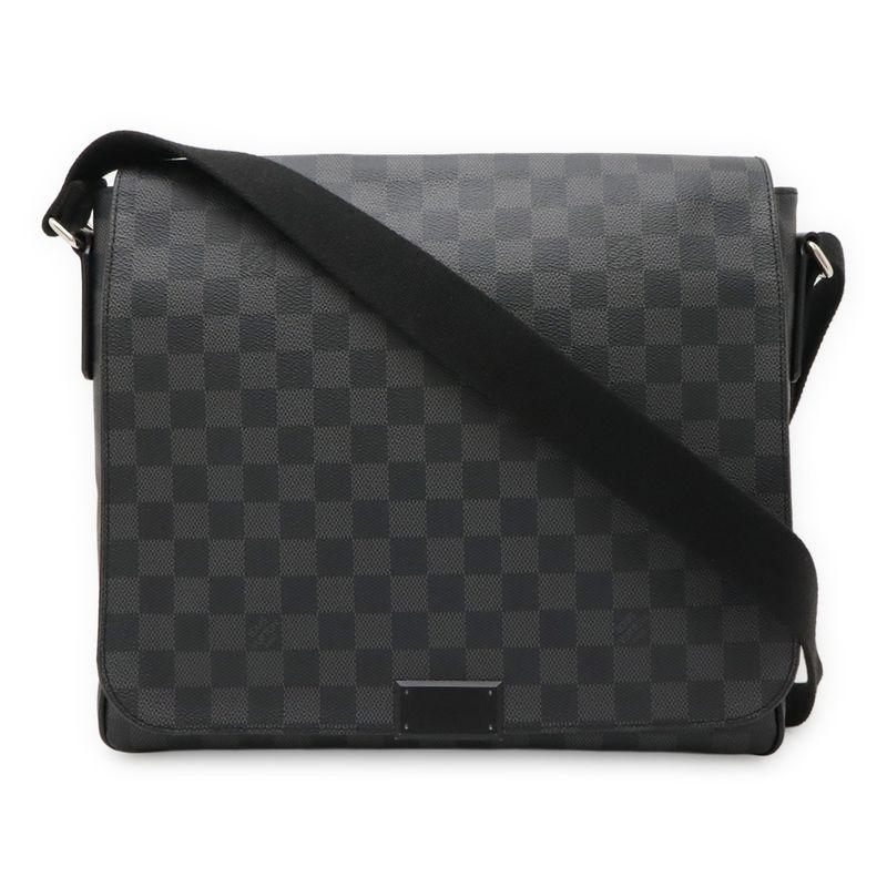 Louis Vuitton Damier Graphite District MM Shoulder Bag Messenger Bag Crossbody