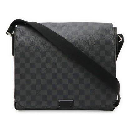 Louis Vuitton Damier Graphite District MM Shoulder Bag Messenger Bag Crossbody