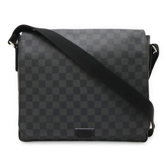 Louis Vuitton Damier Graphite District MM Shoulder Bag Messenger Bag Crossbody