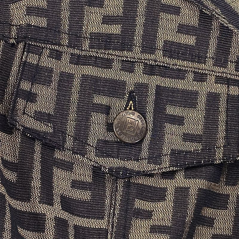 Fendi Zucca Pattern Size 40 Vest