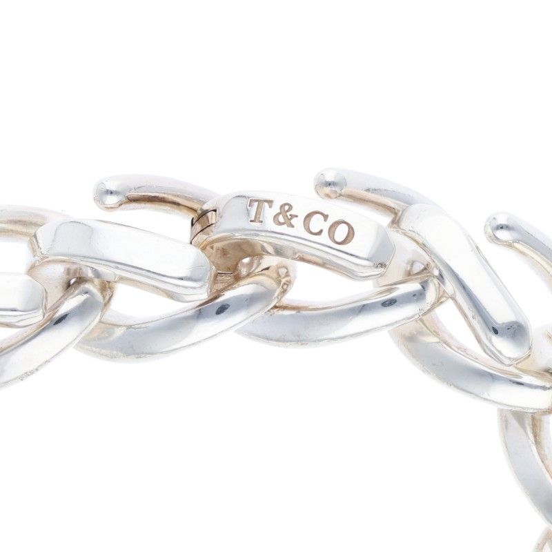 Tiffany & Co Forge Large Link Silver Bracelet Men's M