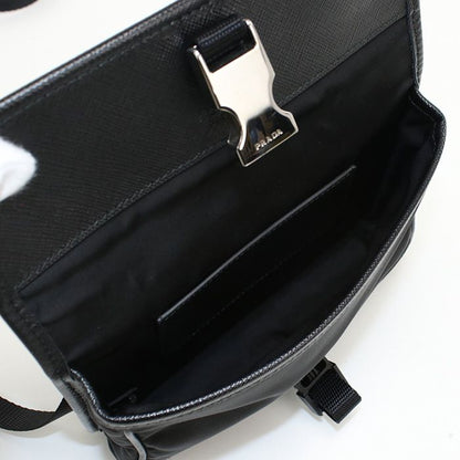 Prada 2zh108 Crossbody Shoulder Bag Nylon Saffiano Leather Men's