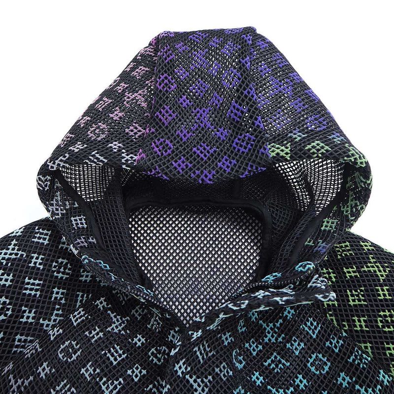 Louis Vuitton 22ss Gradient Monogram Mesh Blouson Rm221 Kd2 Hmb82e Black 46