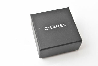 Chanel Earrings Chanel Circle Motif Logo CC Gold Rhinestone