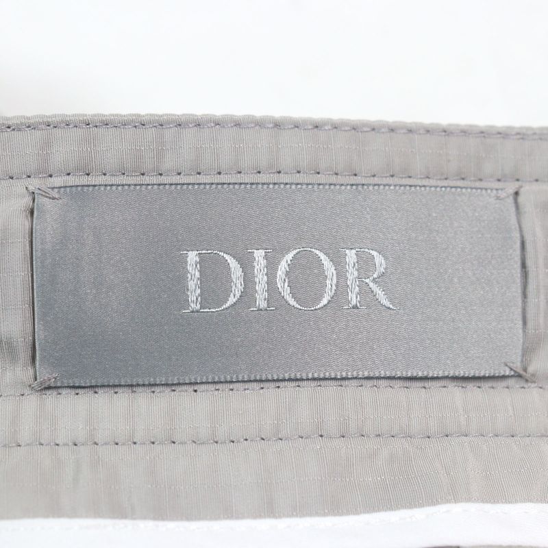 DIOR Homme 293c179b4717 Logo Patch Ripstop Fabric Buckle Bermuda Half Pants