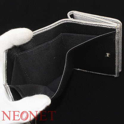 Balenciaga Leather Everyday Design Trifold Mini Wallet D7952