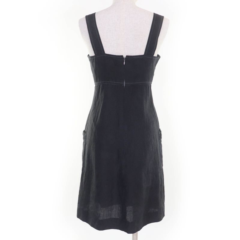 CHANEL Vintage 94P P02832 Silk Blend Linen Coco Mark Jacket And Dress