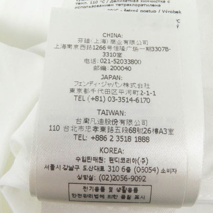 Fendi 2022 Fs1086 100% Cotton FF Logo Hardware Multi Pocket Long Sleeve Long