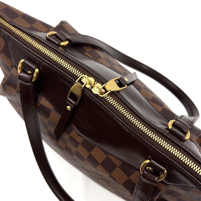 Louis Vuitton Westminster GM Damier Ebene Damier Ebene Leather × PVC Brown Tote