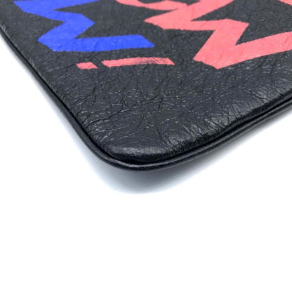 Balenciaga Graffiti Paint Explorer Clutch Bag