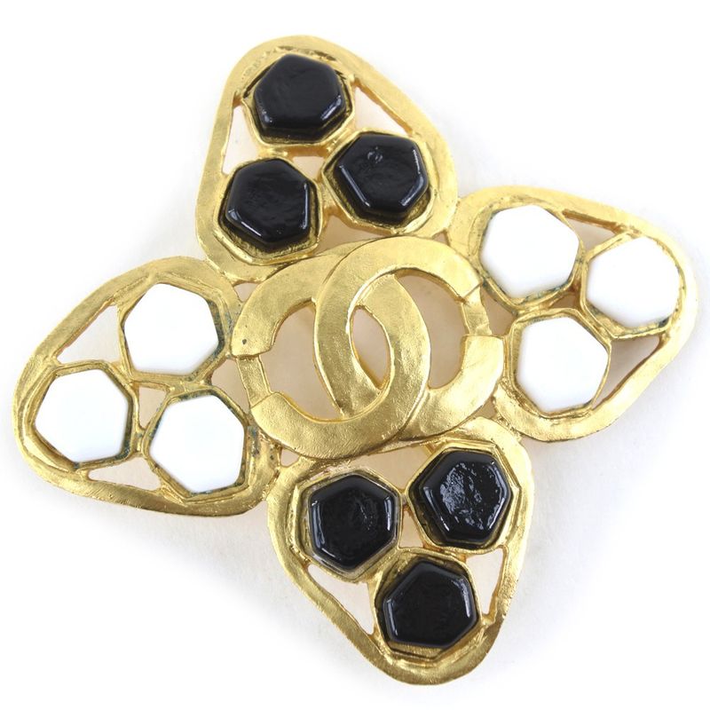Chanel Coco Mark Gold Plated 95P Ladies 26.0g Brooch