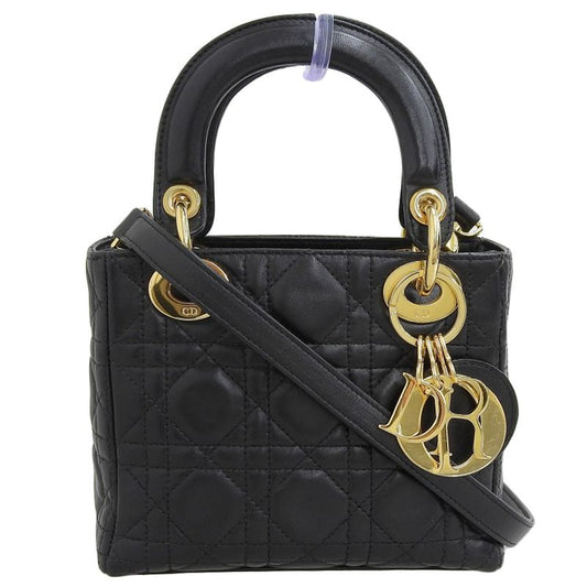 Dior Lady Dior Small Tote Shoulder Bag