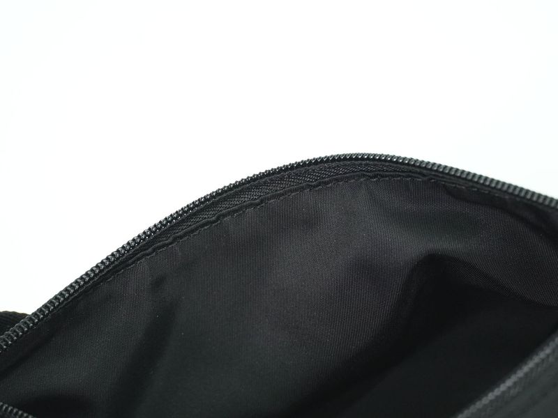 Authentic Prada Nylon Accessory Pouch Handbag Black Bag Pre-owned [follow-up