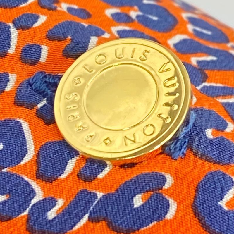 Louis Vuitton Top Silk Gold Buttons Orange