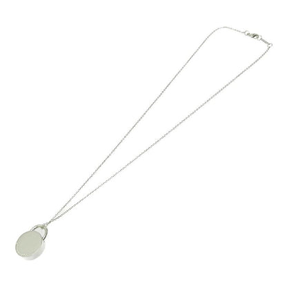 Tiffany & Co Silver 1837 Round Lock Necklace 10.4g 925 Engraved 465502 Necklace