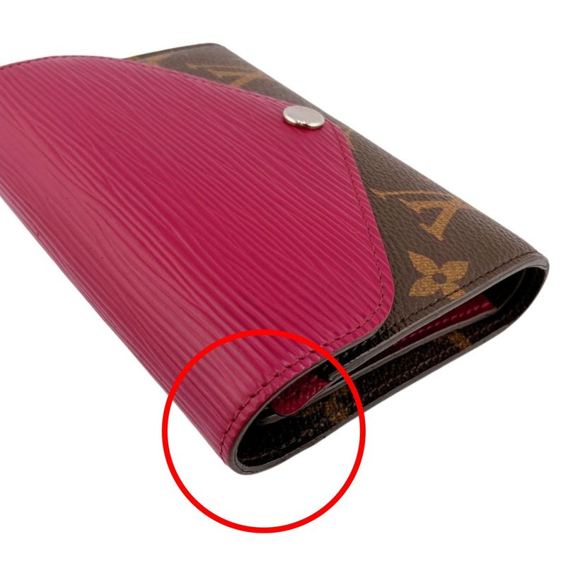 Louis Vuitton M60494 Monogram Portefeuille Marillet Compact Trifold Wallet With