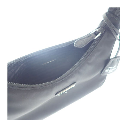 Prada Re-edition 2000 Mini Bag 1ne515 Shoulder Bag Nylon Leather Black NERO