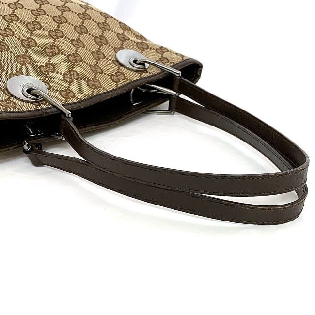 Gucci Tote Bag Beige Brown