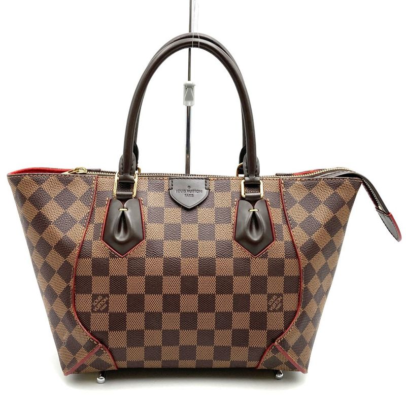 Louis Vuitton N41551 Caissa Tote PM Handbag Brown Damier Canvas
