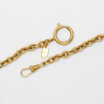 Chanel Coco Mark Matelasse Vintage Gold Plated Ladies G Necklace