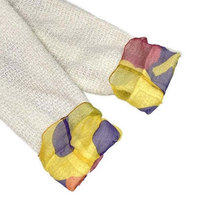 Chanel Jacket Size 36 S Women's P15633 Ivory X Orange X Multi Long Sleeves /