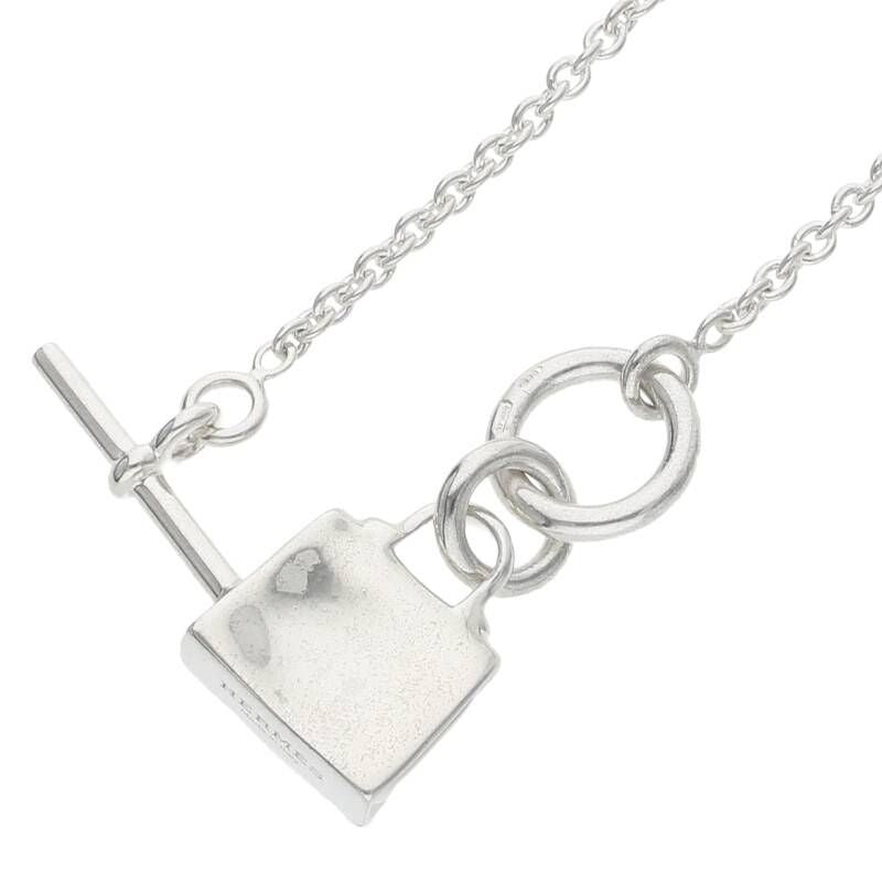 Hermes Amulet Kelly Silver Necklace Men's 43cm (16.93in)