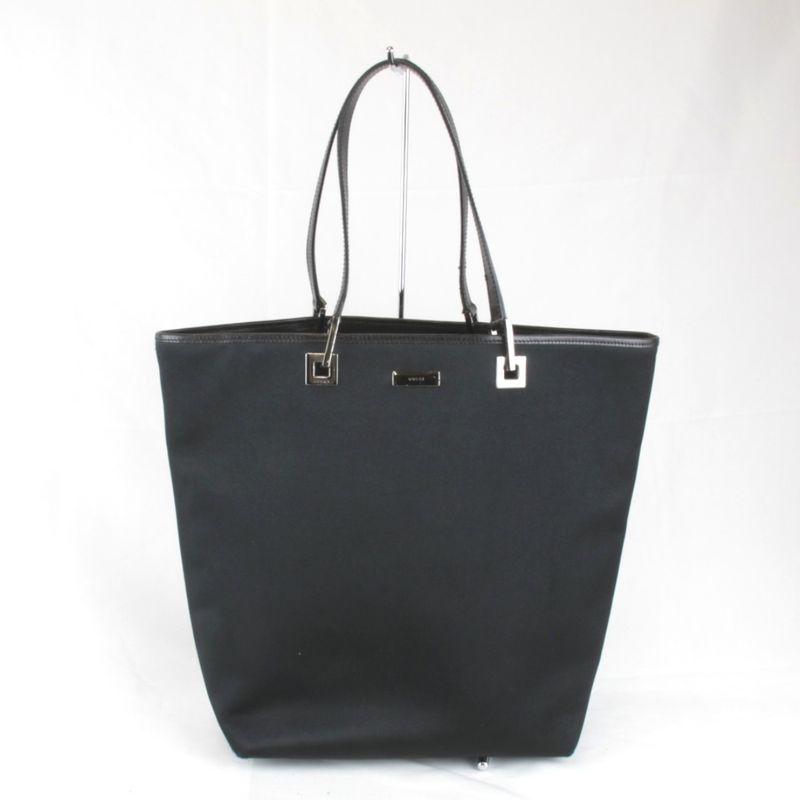 Gucci 0021098 002404 Tote Bag Satin Black
