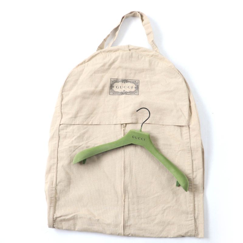 Gucci 683216 Short Length 2WAY Down Vest Bomber Jacket Down Jacket Ivory 36