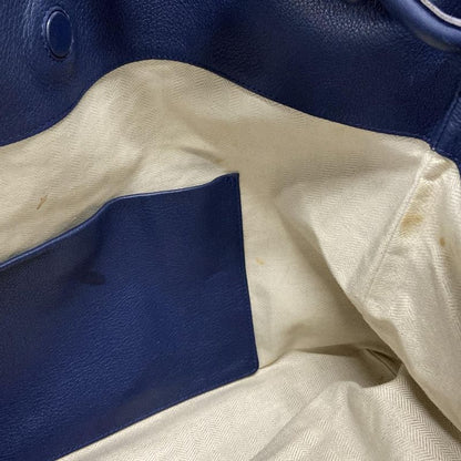 Loewe Shoulder Bag Flamenco Hobo Navy Leather