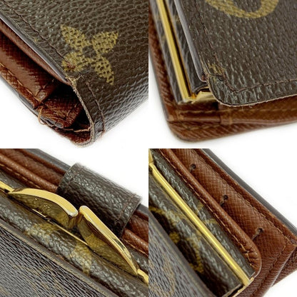 Louis Vuitton M61663 Monogram PVC Portmonnais Vieviennois Brown 403633 Bifold