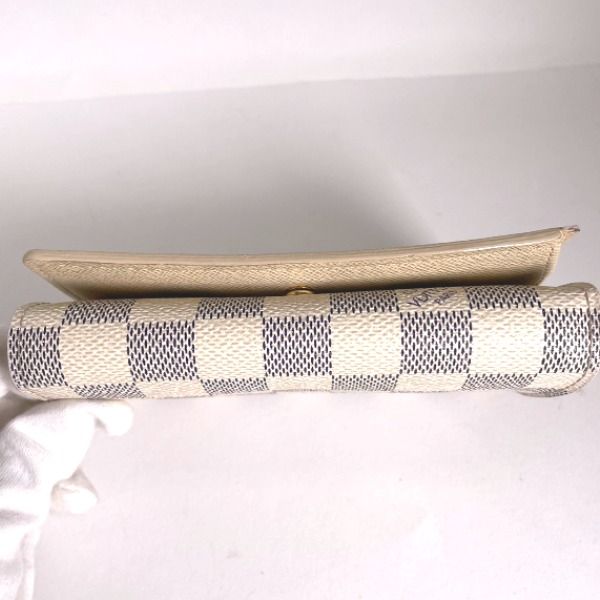 Louis Vuitton N61744 Damier Azure Portefeuille Trésor Bifold Wallet Louis