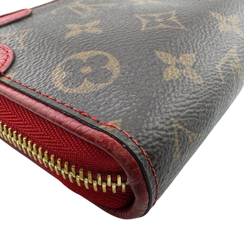 Louis Vuitton M61854 Retiro Round Zip Wallet Monogram Long Wallet Brand Card