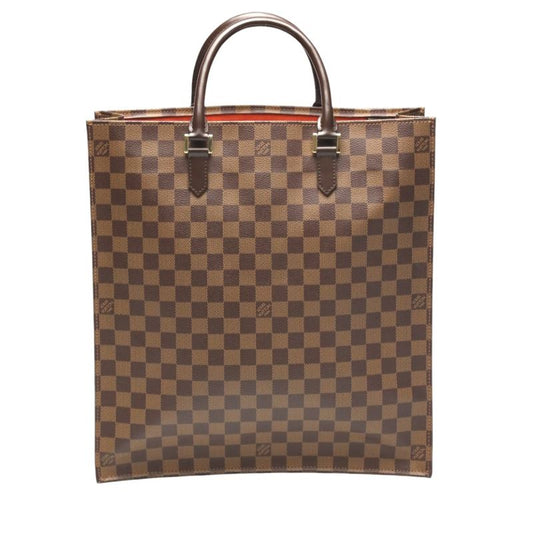 Louis Vuitton N51140 Damier Tote Bag Sac Plastic Handbag Louis Vuitton Ebène