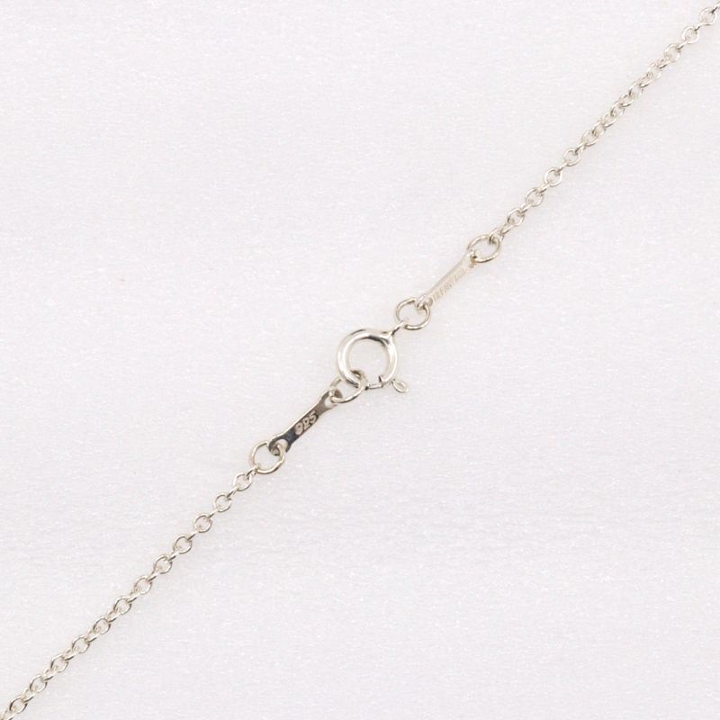 Tiffany & Co Open Heart Large Elsa Peretti 925 Silver Ladies 9.6g Necklace