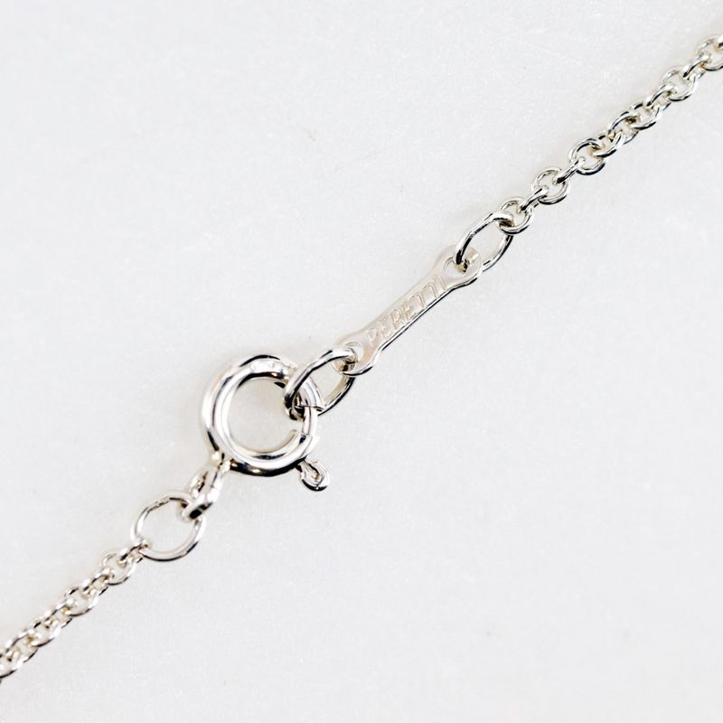 Tiffany & Co Open Heart Elsa Peretti 925 Silver Ladies 5.7g Necklace