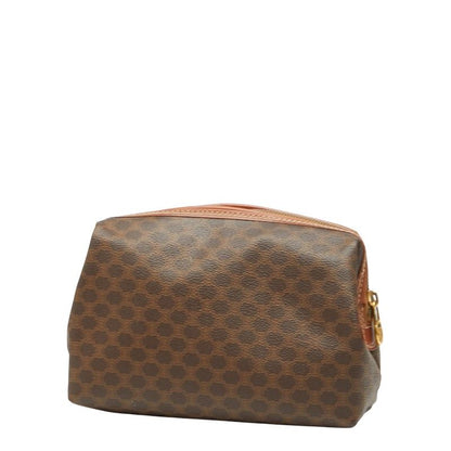 Celine Macadam Brown PVC Leather Women's Celine