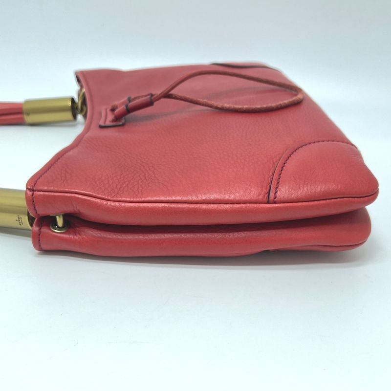 Gucci Handbag Logo 108964 Leather Red