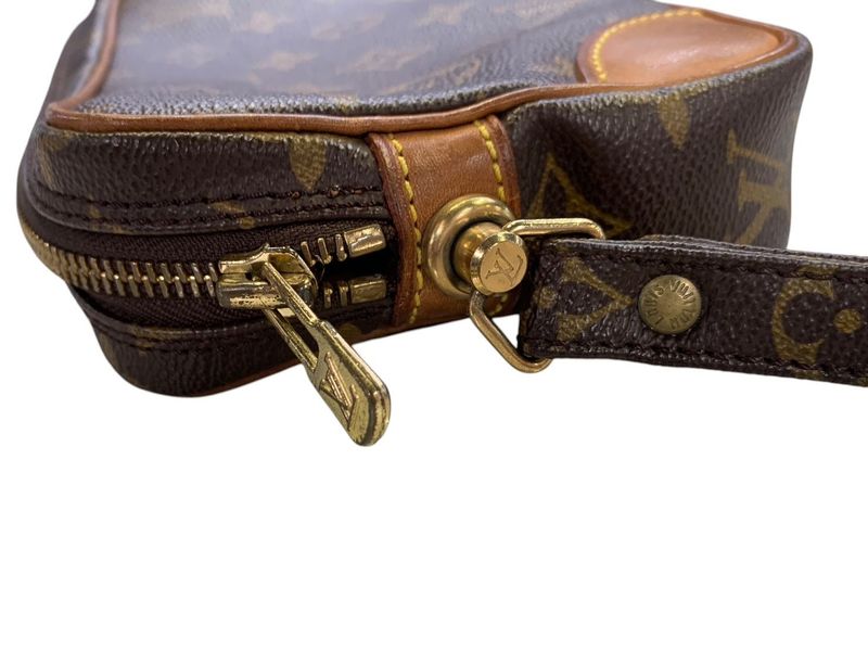 2174 Louis Vuitton LV Marly Dragonne PM Monogram Clutch Bag Second Bag Brown