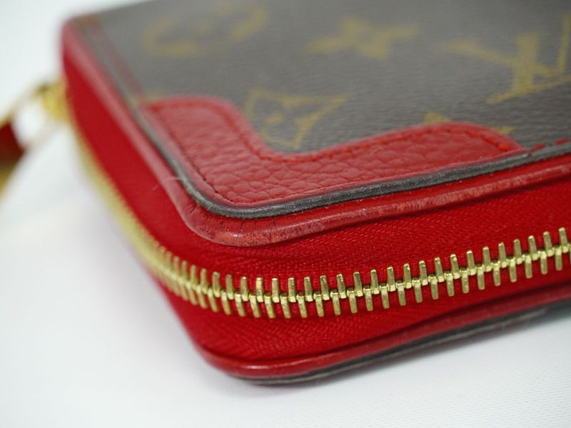Authentic Louis Vuitton LV Zippy Wallet Retiro Monogram Round Zipper Long