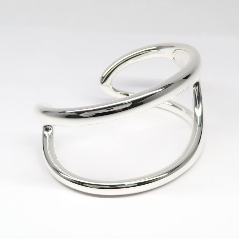 Hermes Bracelet Chaine D'ancre Punk Bangle 15 Ag925 Silver - Manufactur